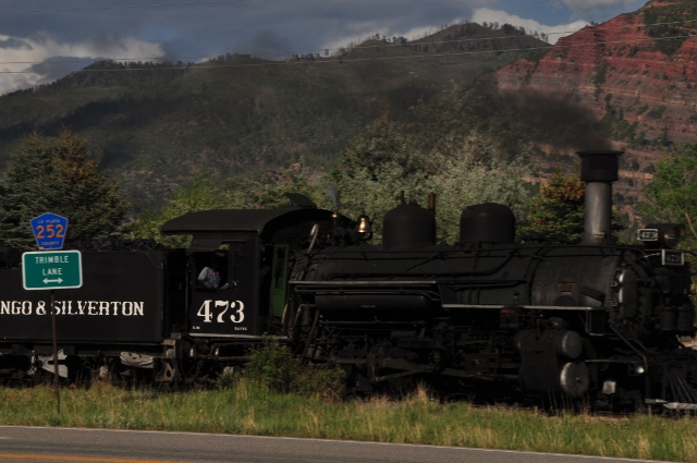 The Durango & Silverton train